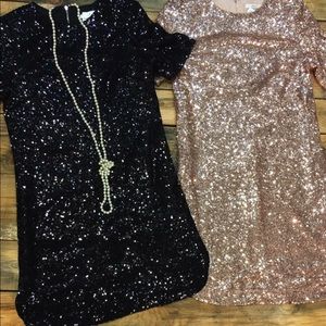 Faux suede bodycon dress